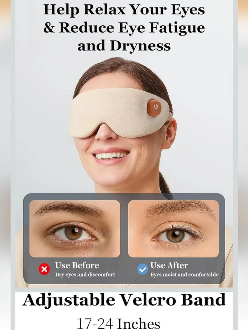 NWT Cordless Heated Eye Mask